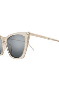 YSL Sunglasses Kate Clear Plastic Thin