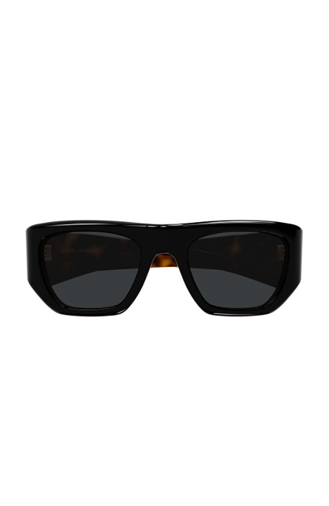 YSL Sunglasses Vintage Logo Black Havana