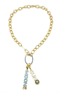 Sun Moon Gold Chain Necklace
