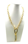 Sun Moon Gold Chain Necklace
