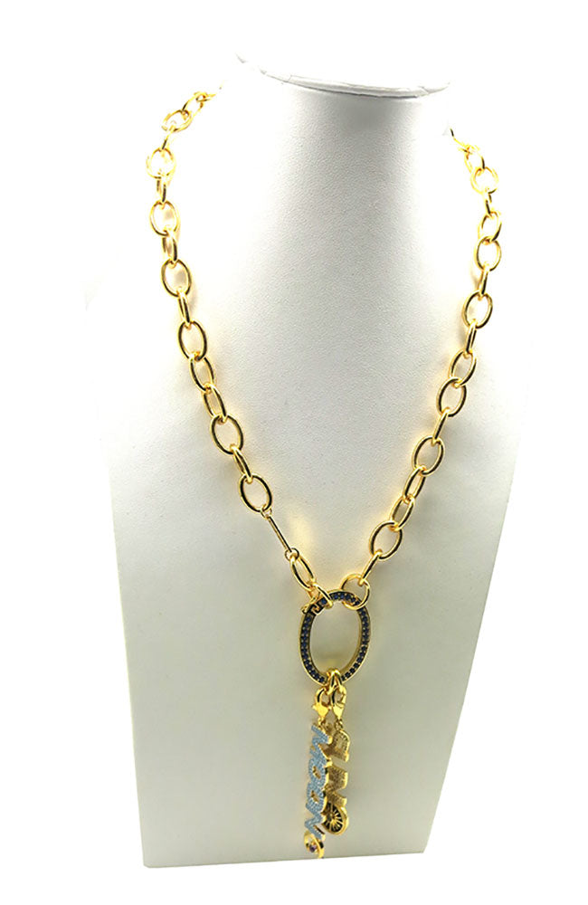 Sun Moon Gold Chain Necklace
