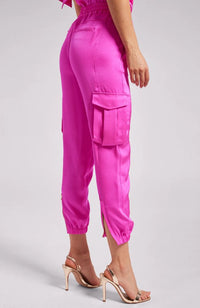 Chandra Satin Jogger