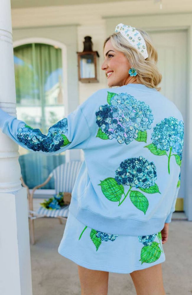 Blue Hydrangea Sweatshirt