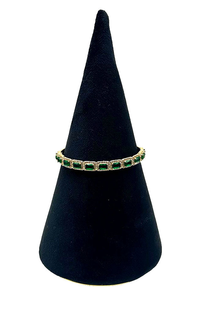 Spring Emerald Bangle