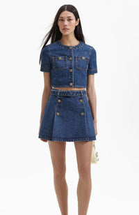 Denim Mini Skirt