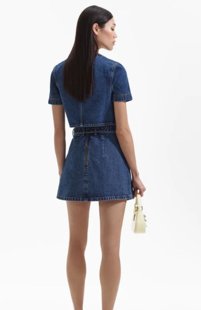 Denim Mini Skirt