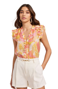 Sia Abstract Voile Blouse