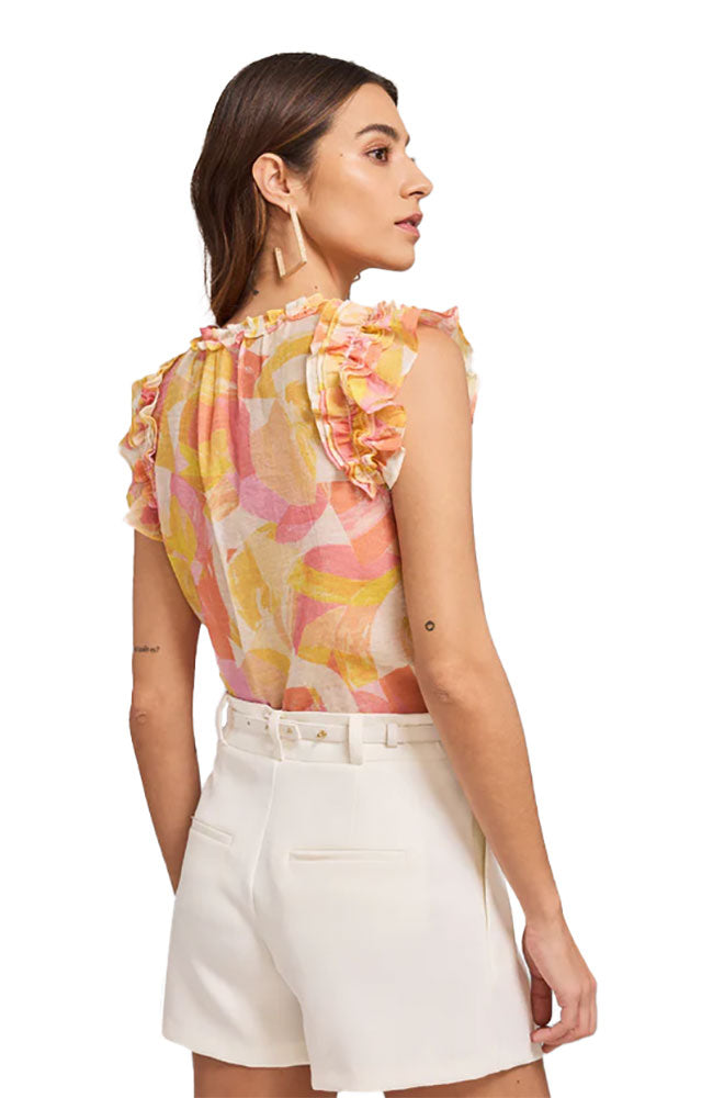 Sia Abstract Voile Blouse