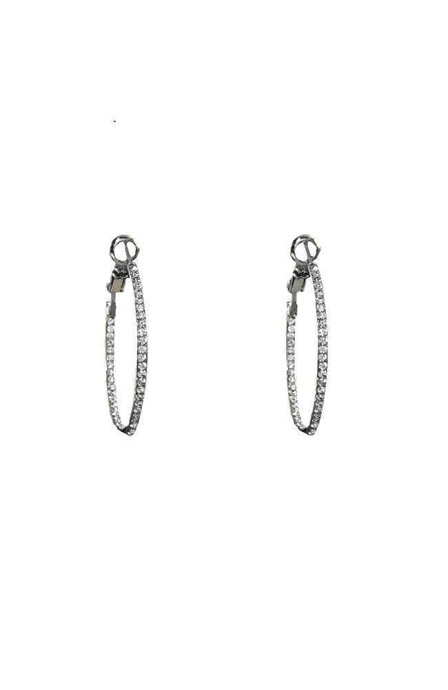 Small CZ Hoop