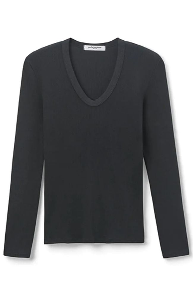 Robyn Luxe Rib Long Sleeve U-Neck Top
