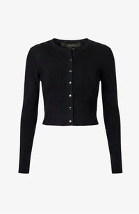 TC6907N041 Zoe Fitted Cardigan in Jet