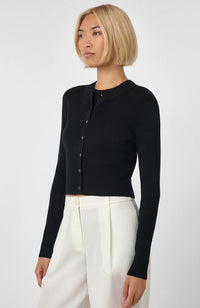 TC6907N041 Zoe Fitted Cardigan in Jet