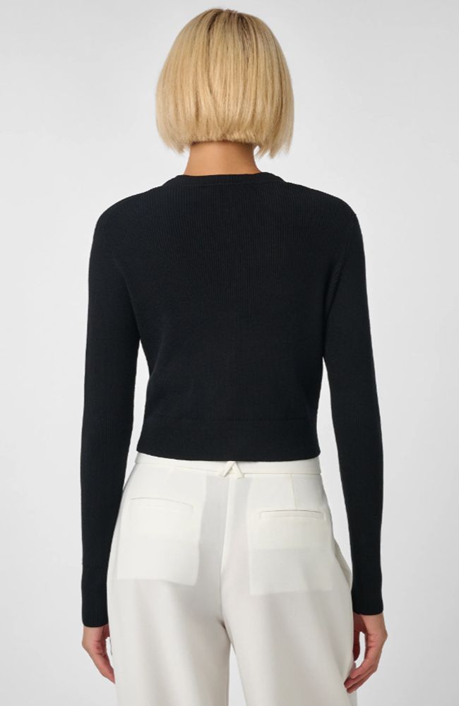TC6907N041 Zoe Fitted Cardigan in Jet
