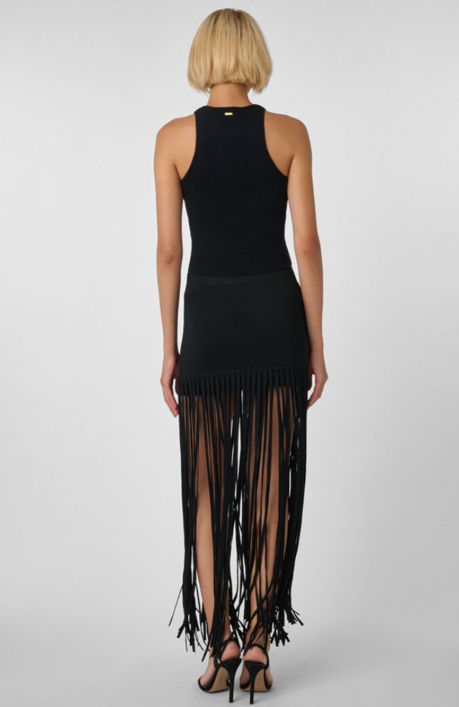 Carlyle Mini Skirt with Fringe