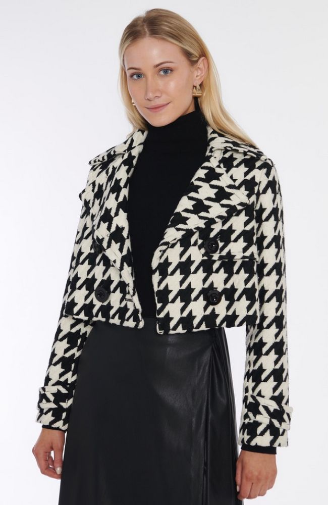 Ally Houndstooth Jacket