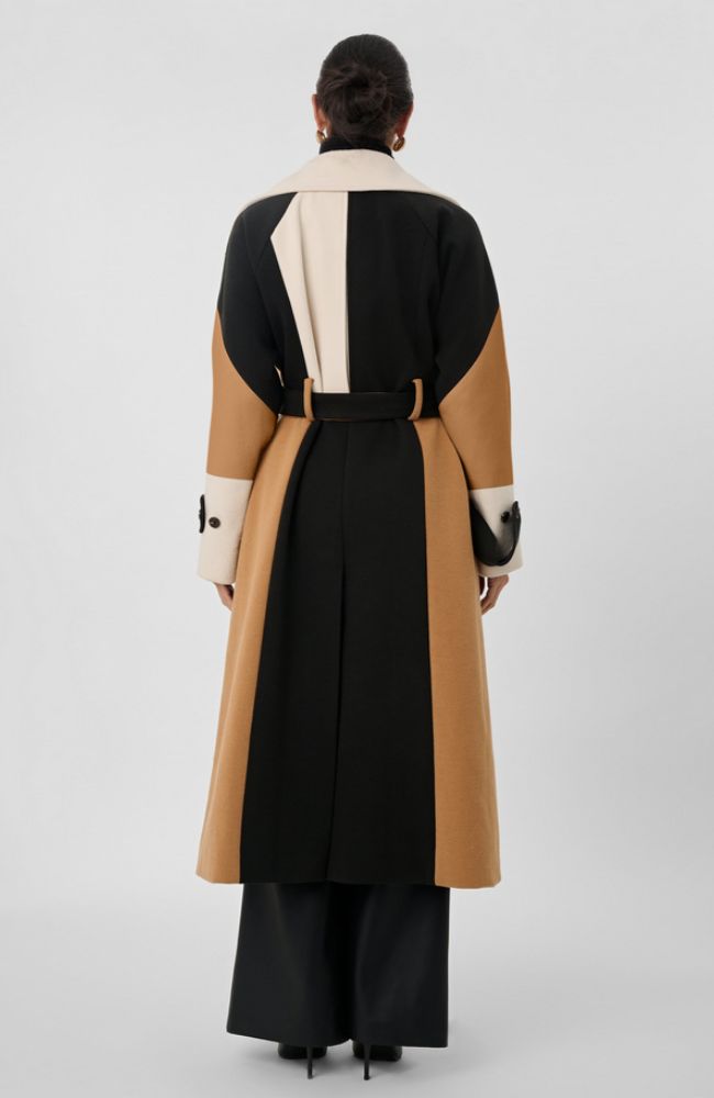 Brandy Colorblock Trench Coat