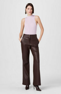 Gaia Vegan Leather Flared Pant
