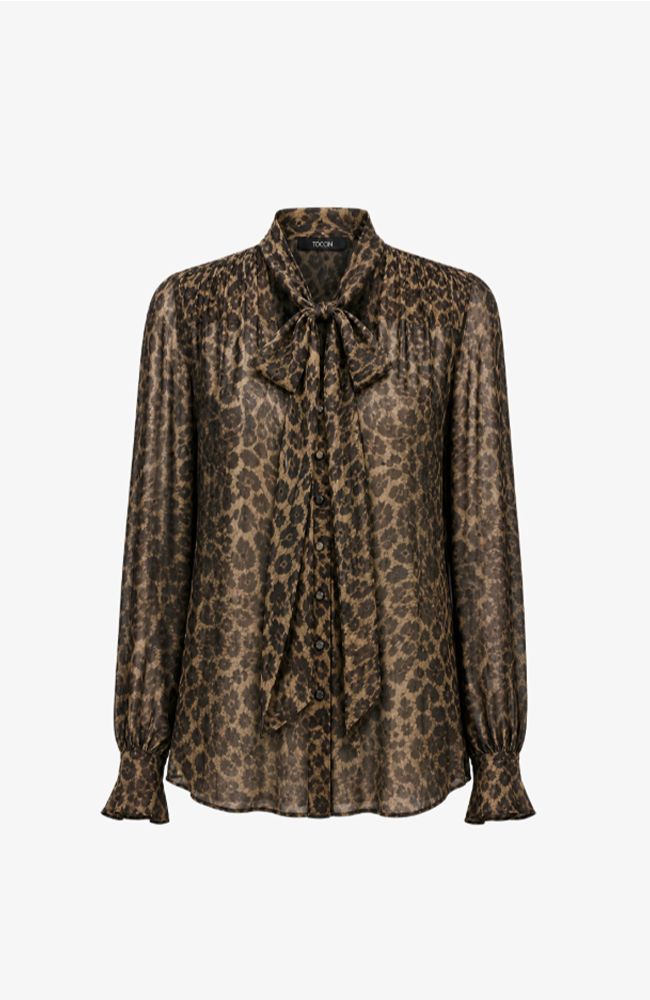 Kaila Tie Neck Blouse