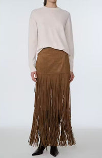 Soren Mini Skirt with Fringe