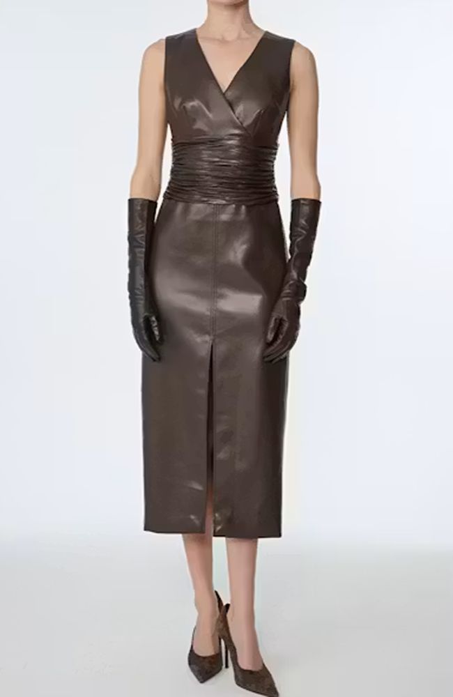 Fabiana Ruched Midi Dress