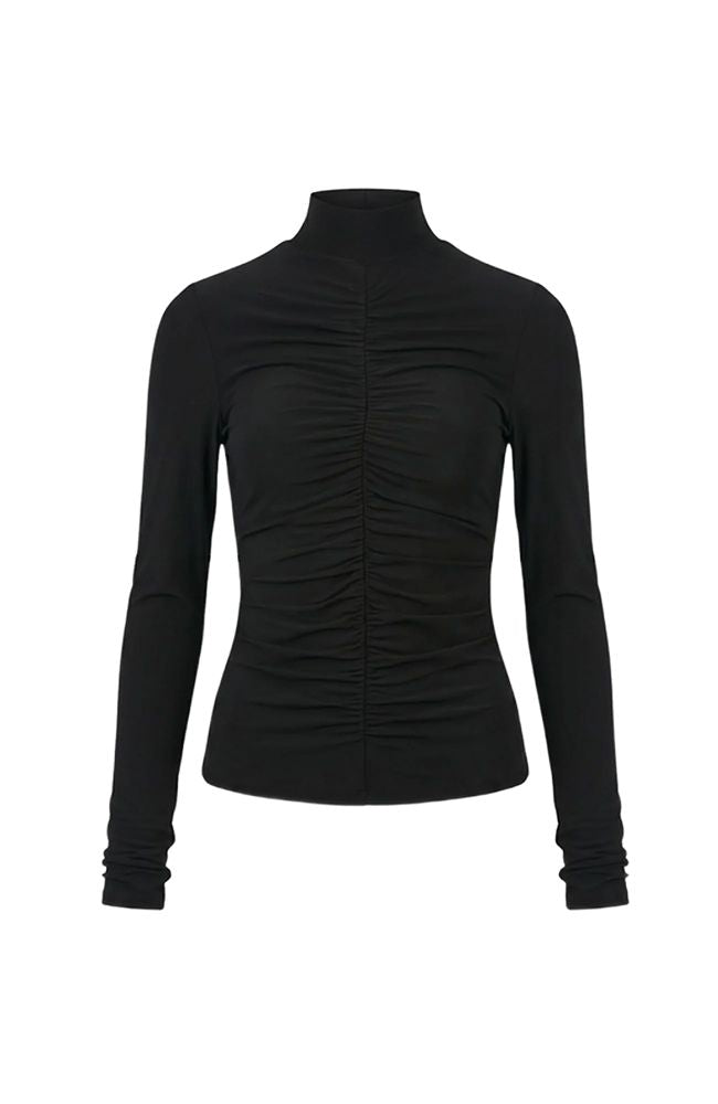 Angela Ruched Long Sleeve Top