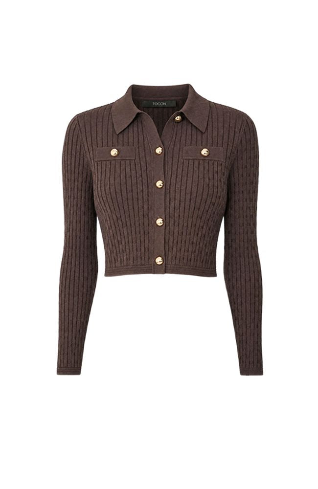 Posie Collared Buttoned Jacket