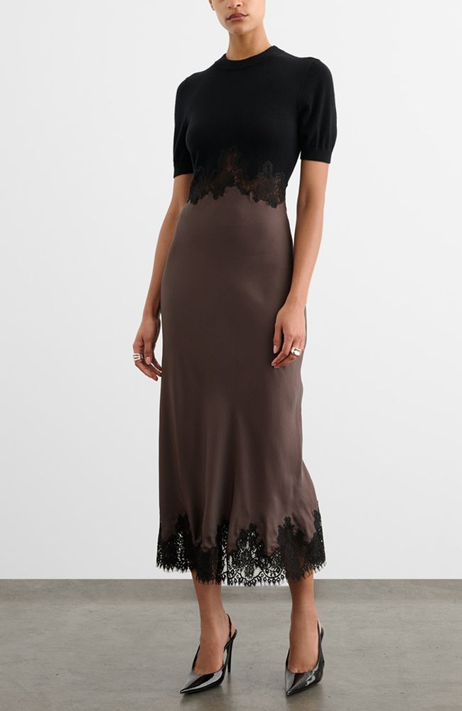 Kaya Combo Midi Dress
