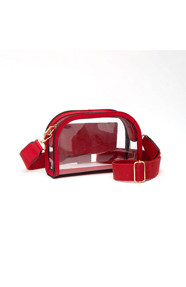 Red Med Rec Clear Crossbody