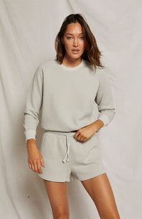 Thermal Quilted Sweatshirt