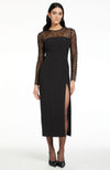 Loretta Lace Combo Midi Dress