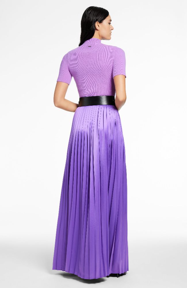 Dillon Pleated Midi Skirt