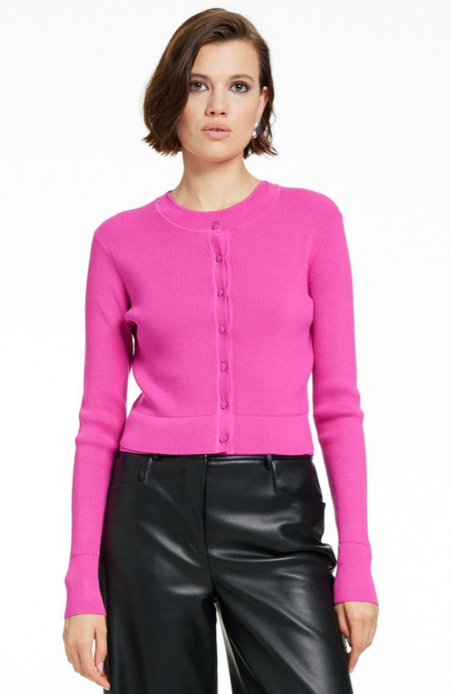 Zoe Cardigan in Fuchsia