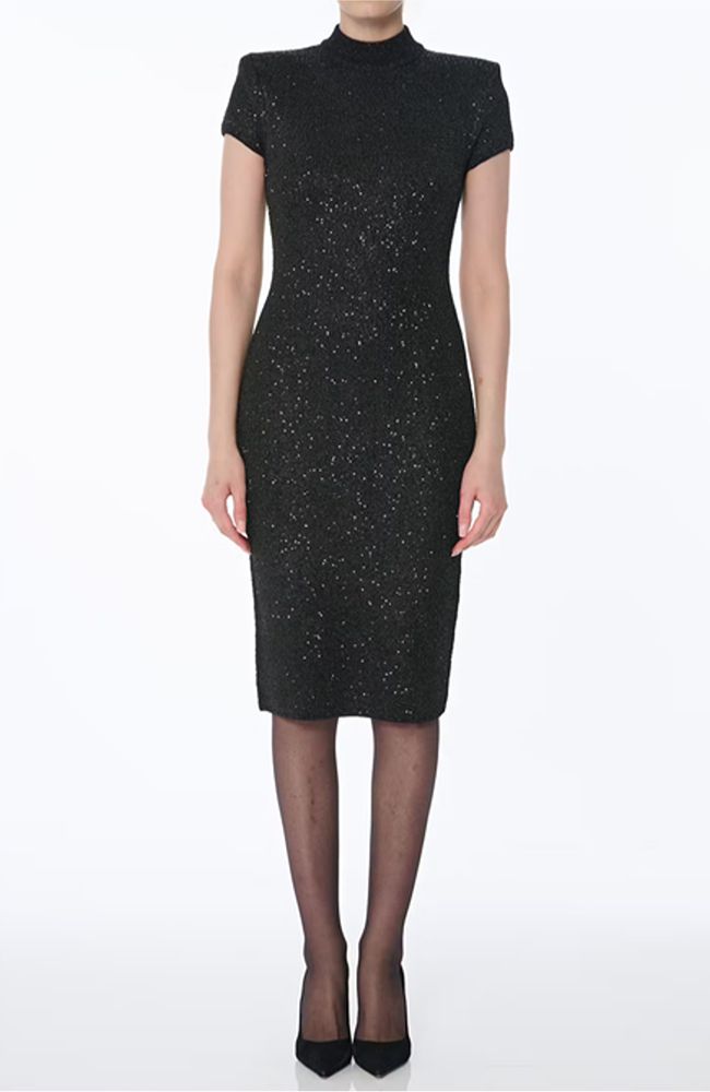 Celina Strong Shoulder Dress