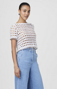 Coco Boat Neck Short Seeve Top