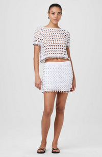 Coco Boat Neck Short Seeve Top