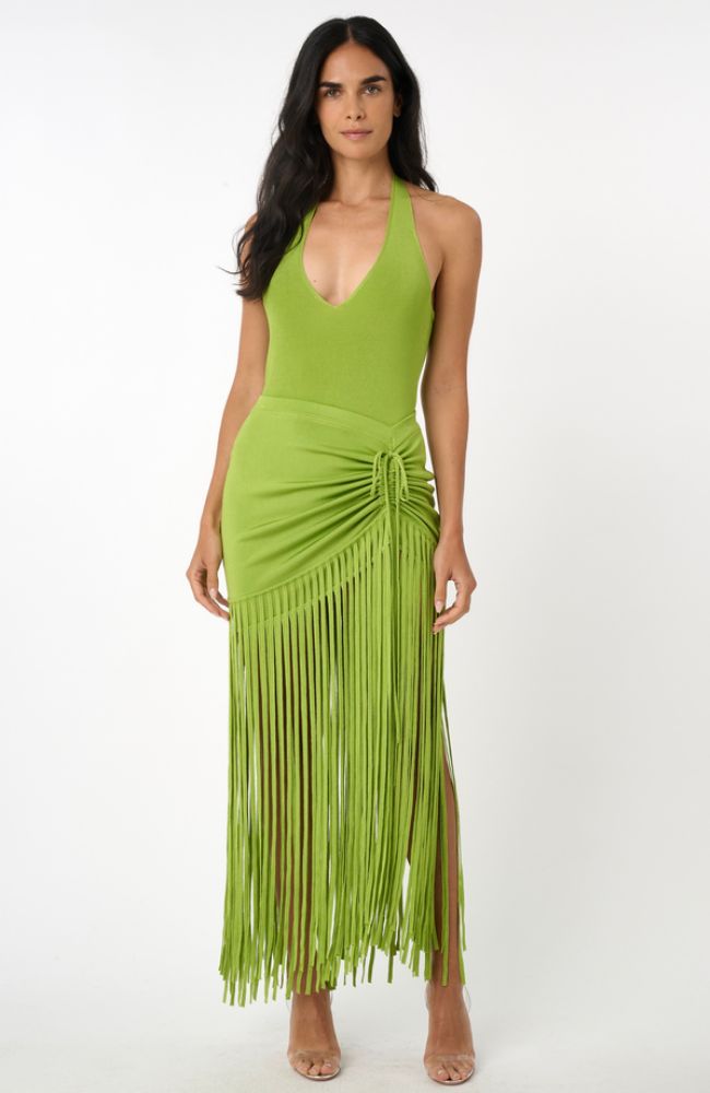 Amalia Ruched Mini Skirt