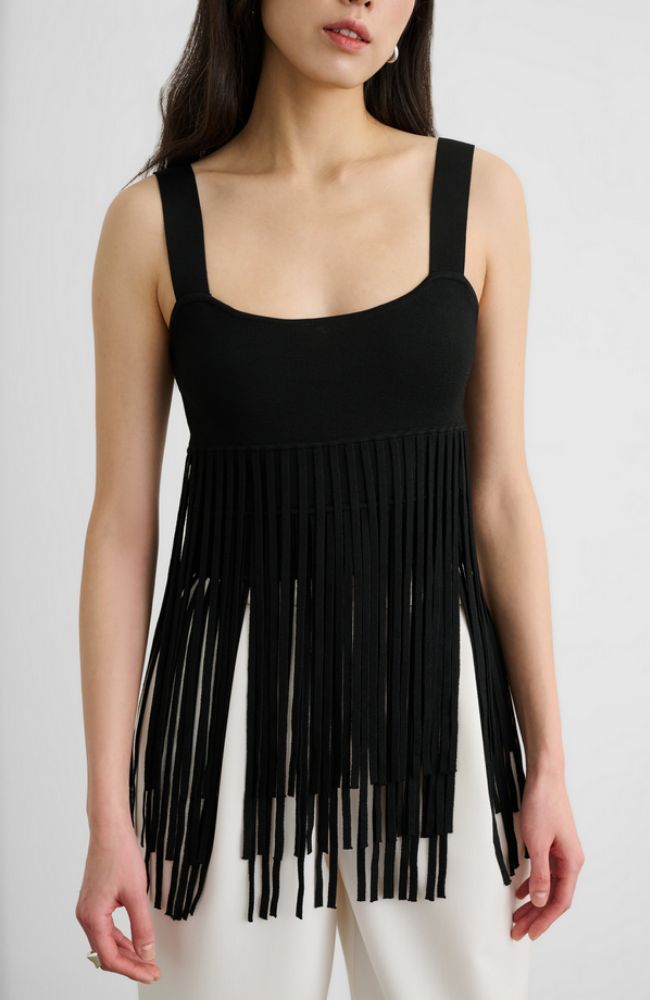 Amaris Tank Top with Fringe