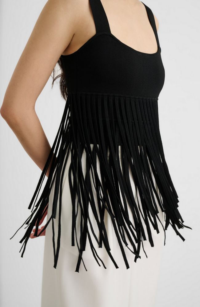 Amaris Tank Top with Fringe