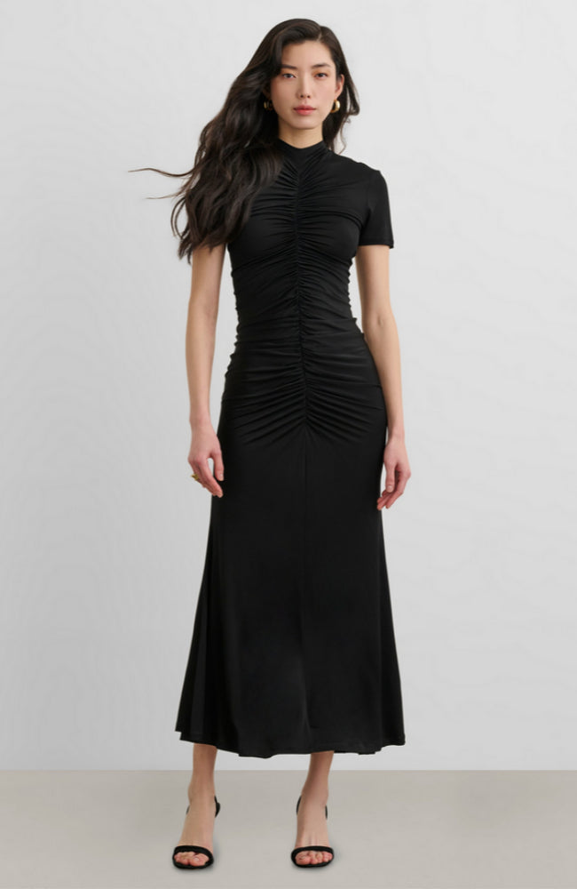 Gracelyn Mock Neck Dress