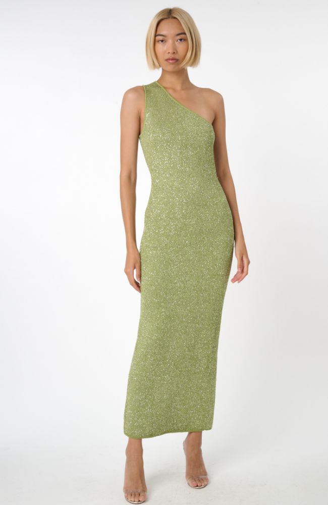 Roxbury One Shoulder Midi Dress