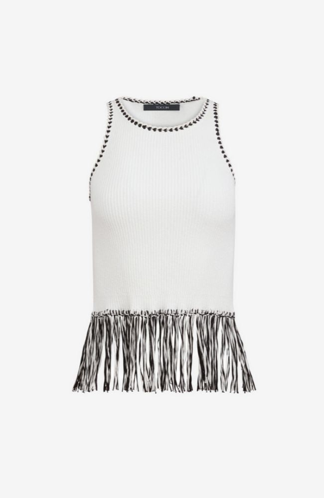 Dottie Fringe Racer Tank
