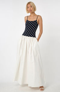 Orielle Drop Waist Midi Dress