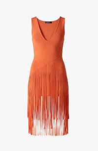 Patricia Midi Dress with Fringe