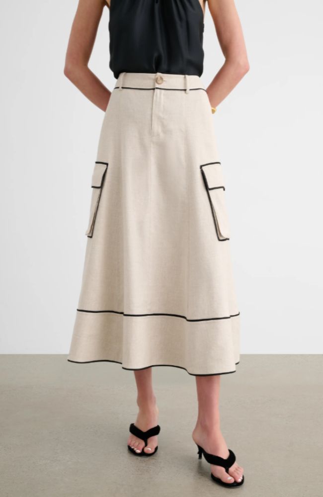 Shiloh High Waist Cargo Skirt