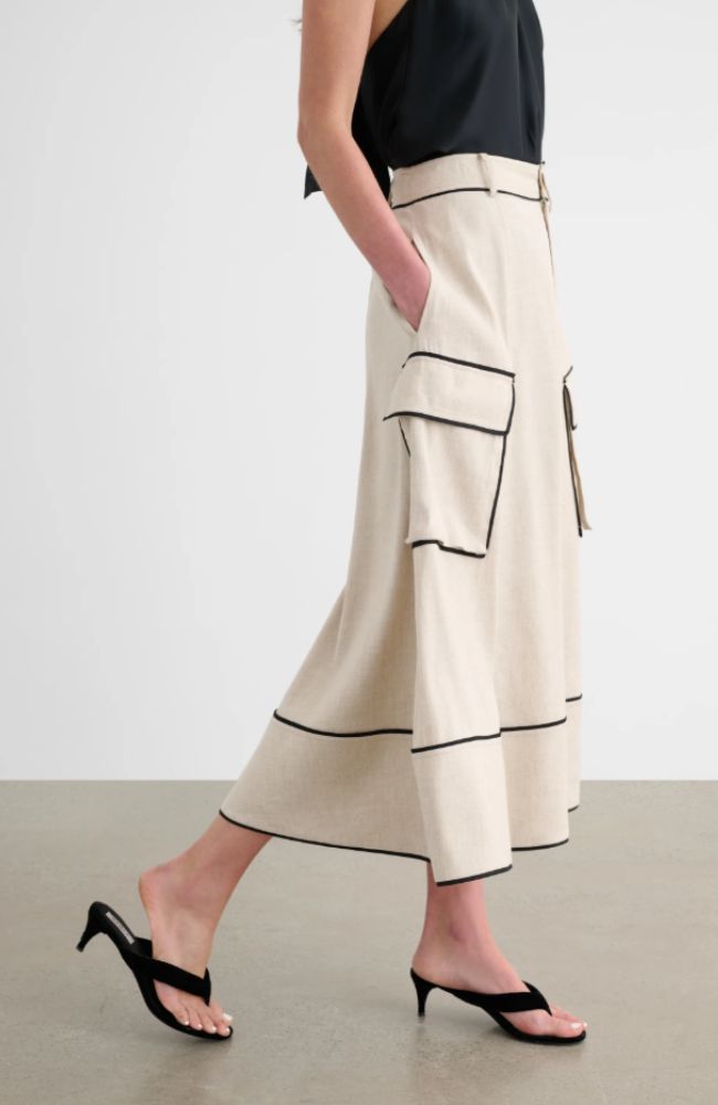 Shiloh High Waist Cargo Skirt