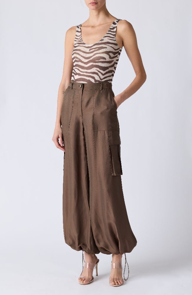 James Cargo Pant with Drawstring Detail
