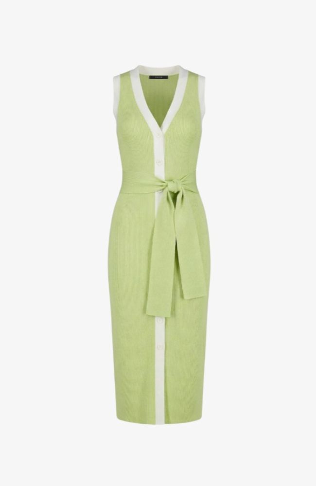 Victoria Midi Dress in Key Lime