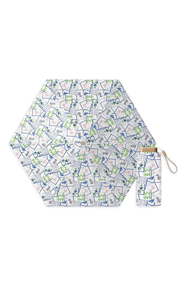 Umbrella in Mahj Blue