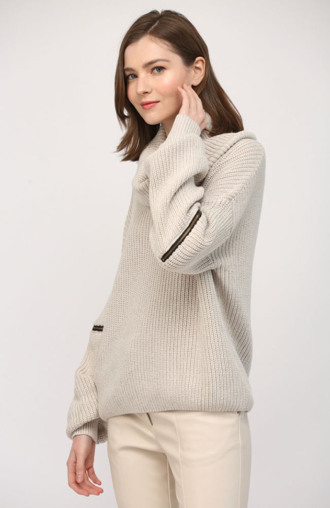 Shoreditch Zip Sleeve Sweater