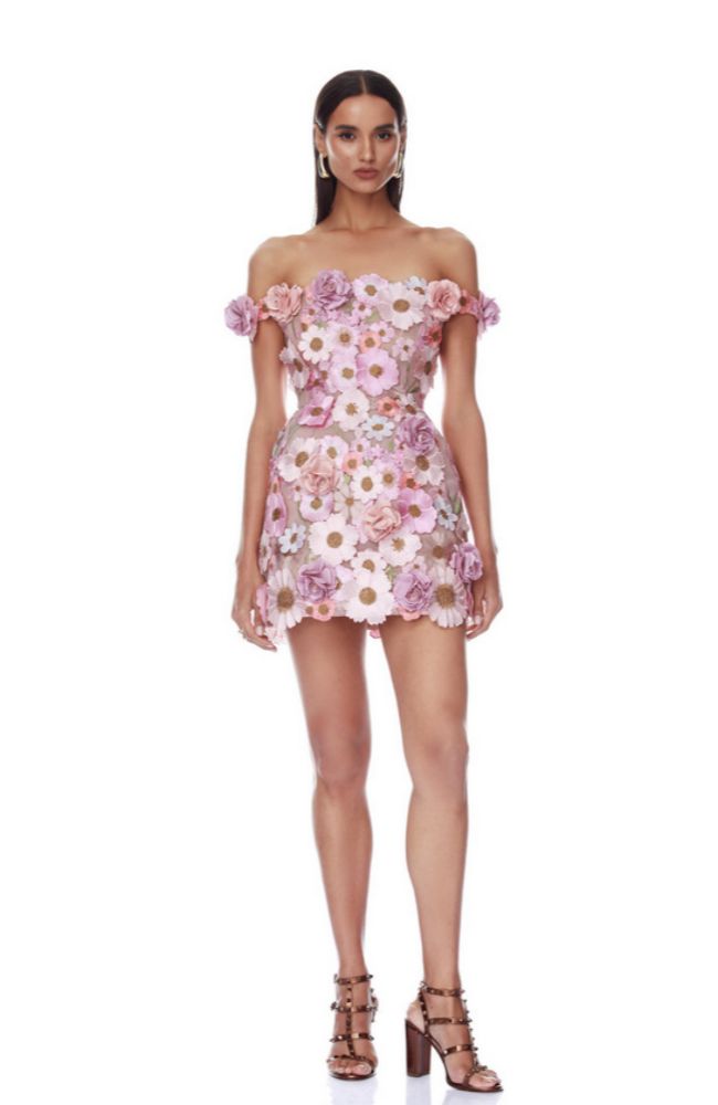 BB26S-010-PNKM Venice Mini Dress